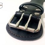 Пояс штангиста двухслойный, с широкой спинкой 12 см (черный)