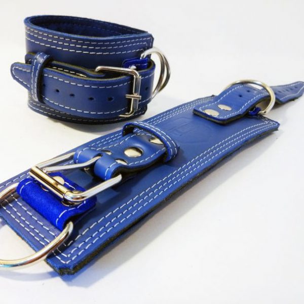 Манжеты для ног усиленные (синие)